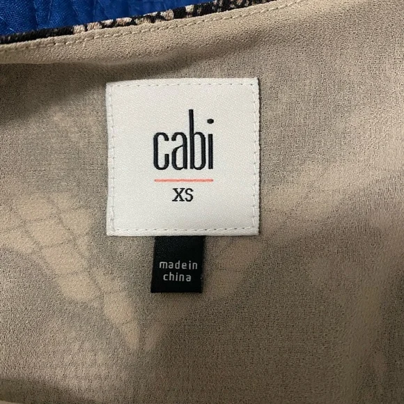 Cabi Chevron Lace Print Monaco Cami Tunic Size XS - Picture 7 of 8